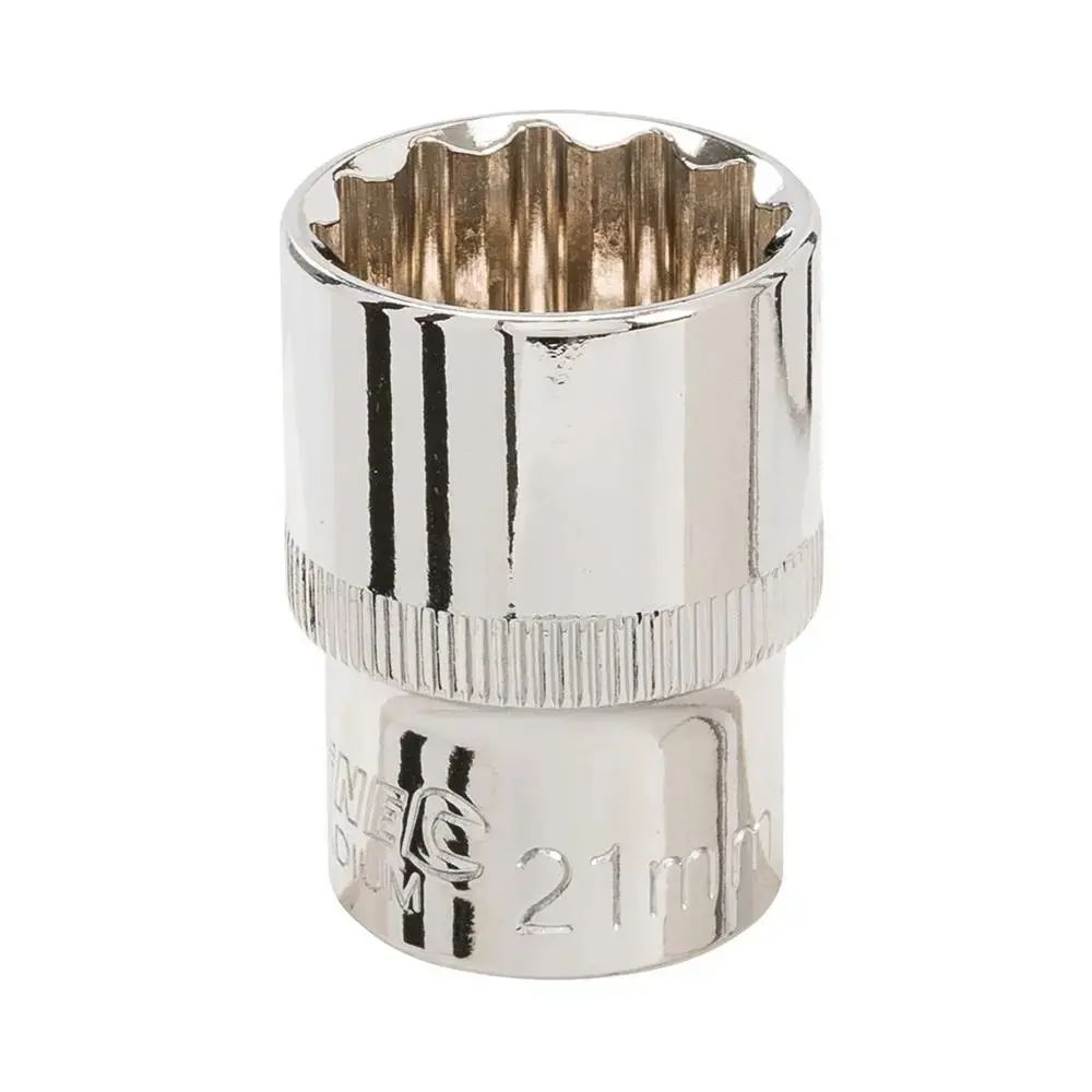 Silverline Socket 1/2" Drive 12Pt Metric 21Mm 501751 1