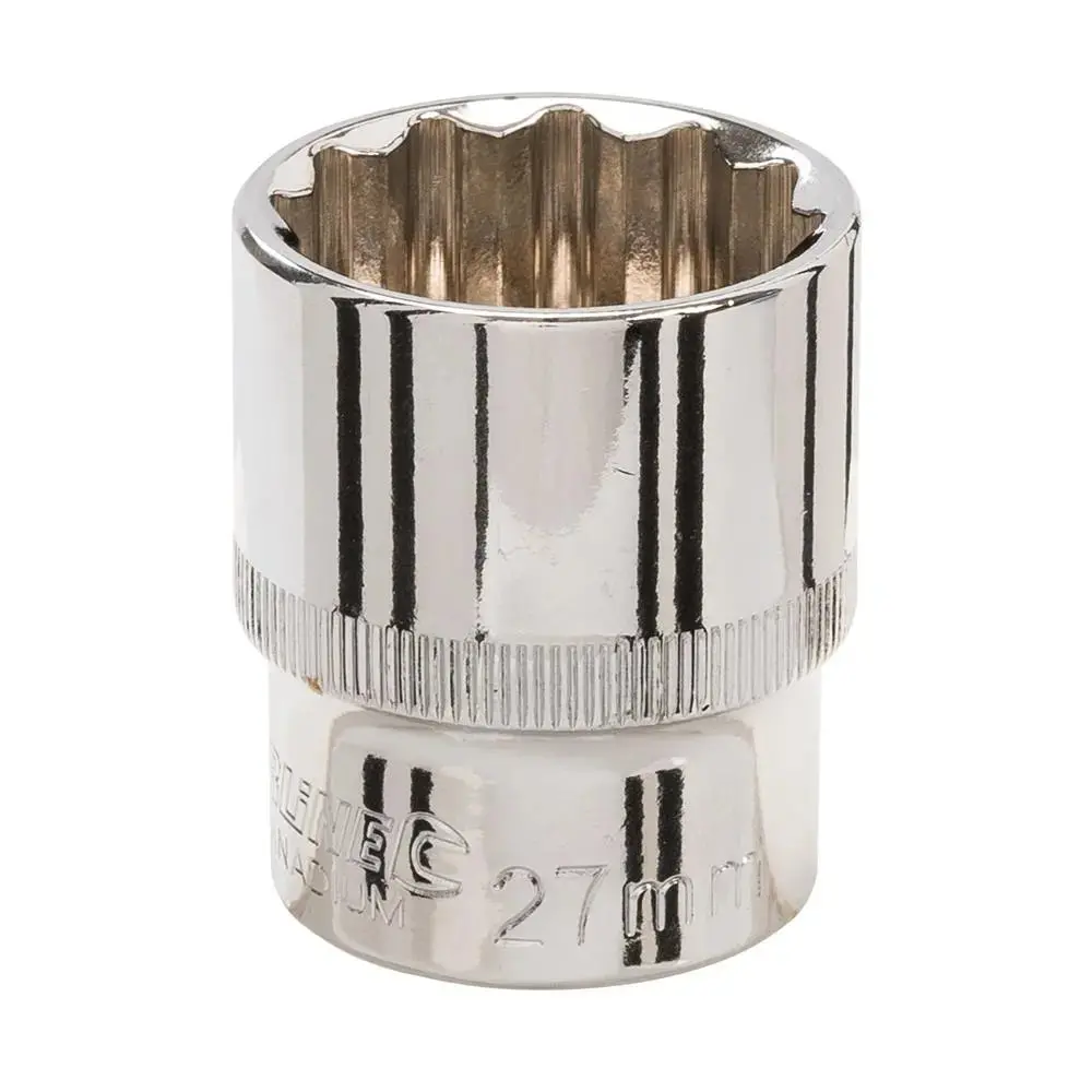 Silverline Socket 1/2" Drive 12Pt Metric 27Mm 436883 1