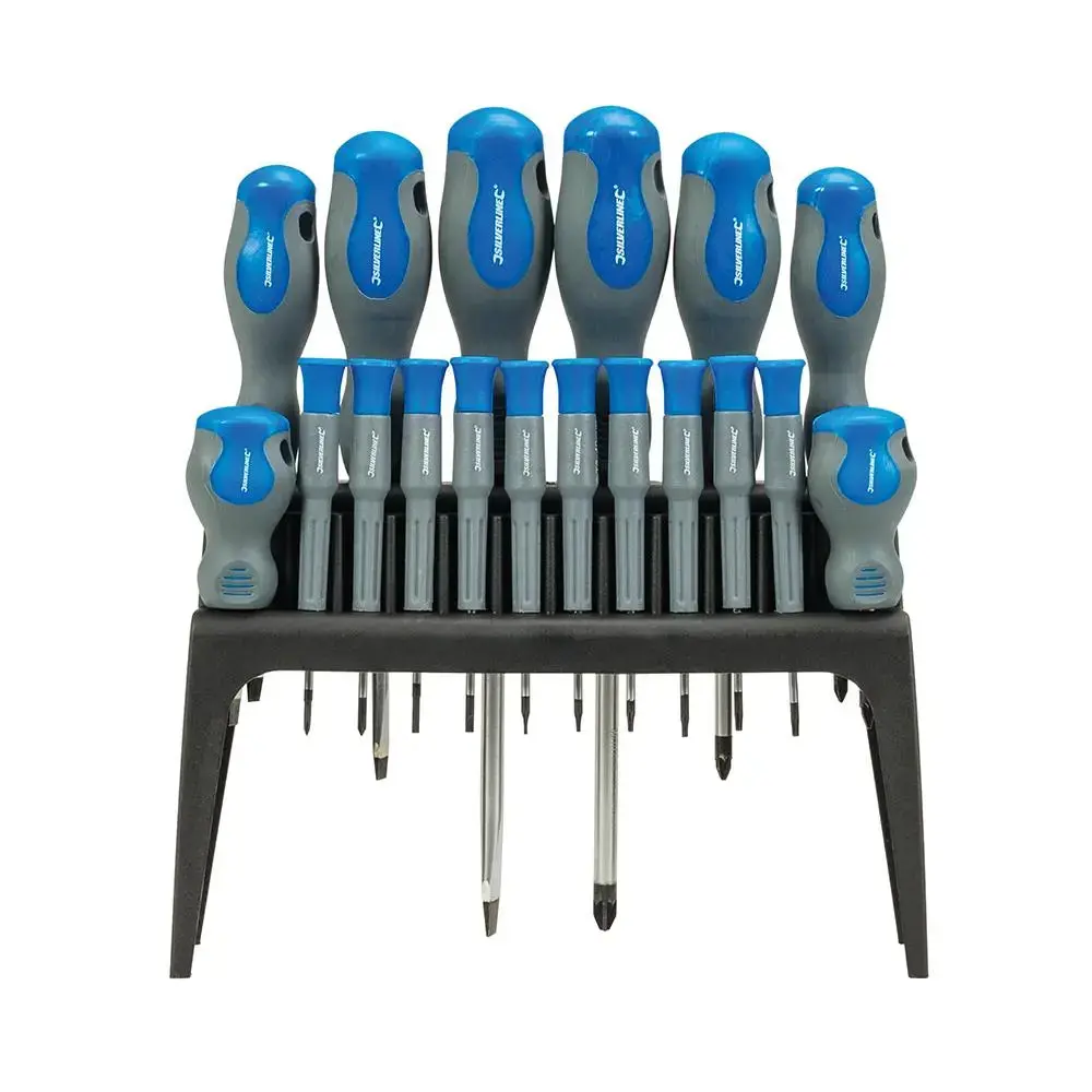 Silverline Soft-Grip Screwdriver Set 18Pce 633940 1