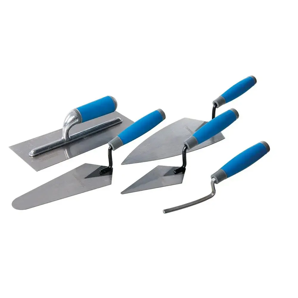 Silverline Soft-Grip Trade Trowel Set 5Pce 395016 1