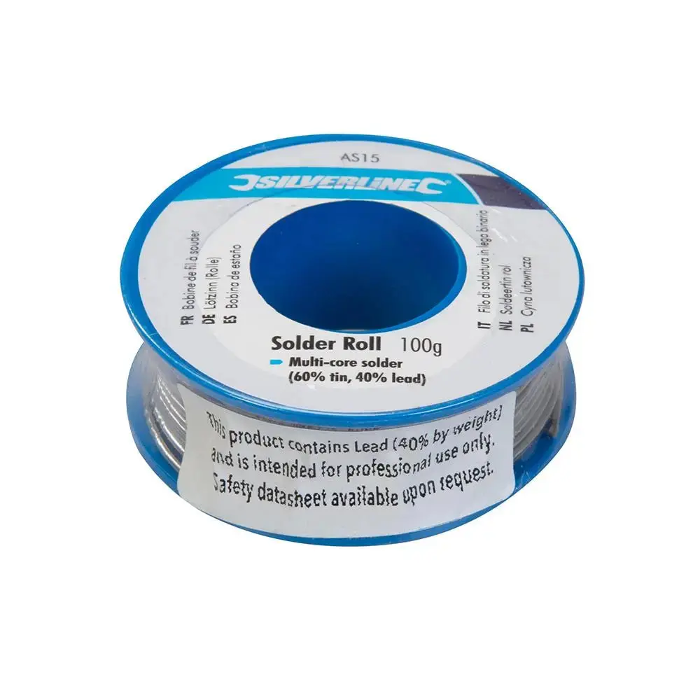 Silverline Solder Roll 100G As15 1