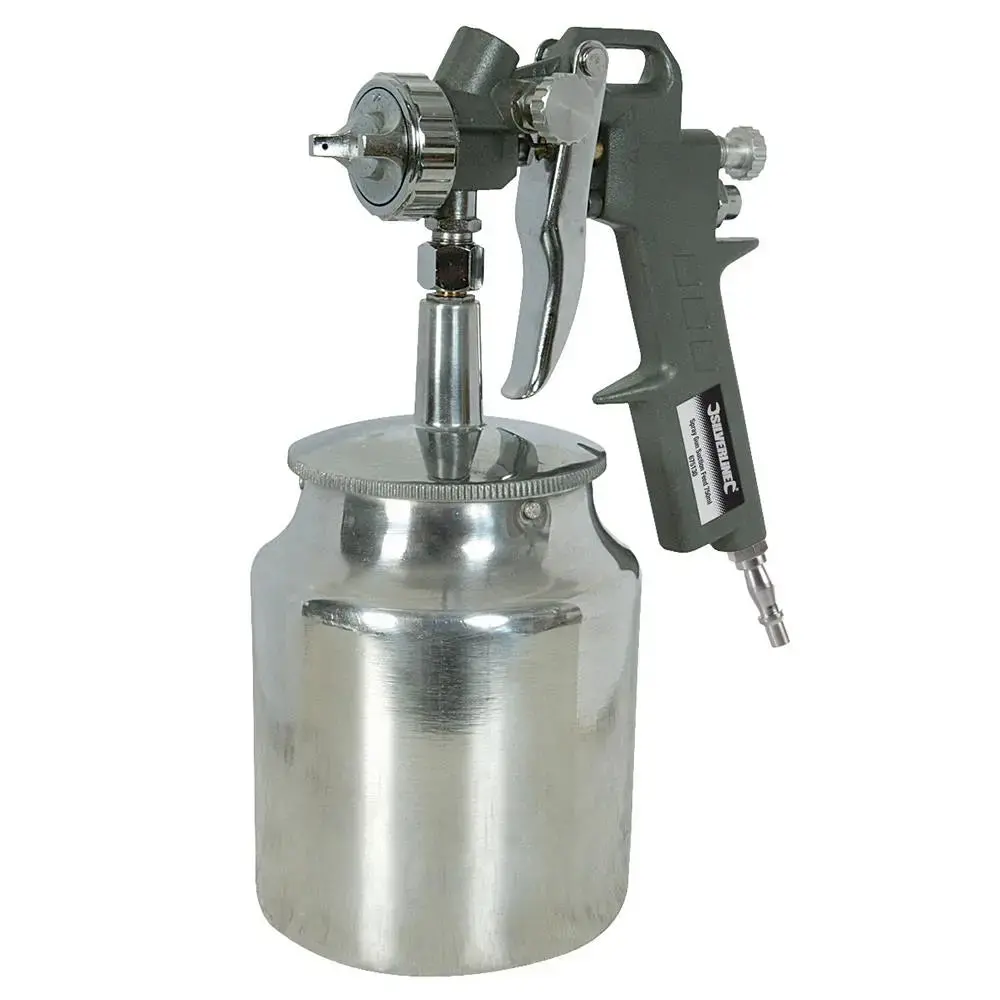 Silverline Spray Gun Suction Feed 750Ml 196536 1