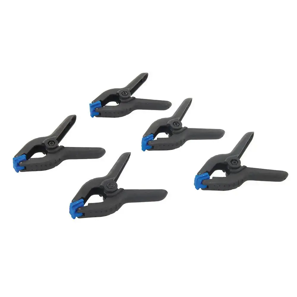 Silverline Spring Clamps 5Pk 100Mm Length / 40Mm Jaw 435082 1