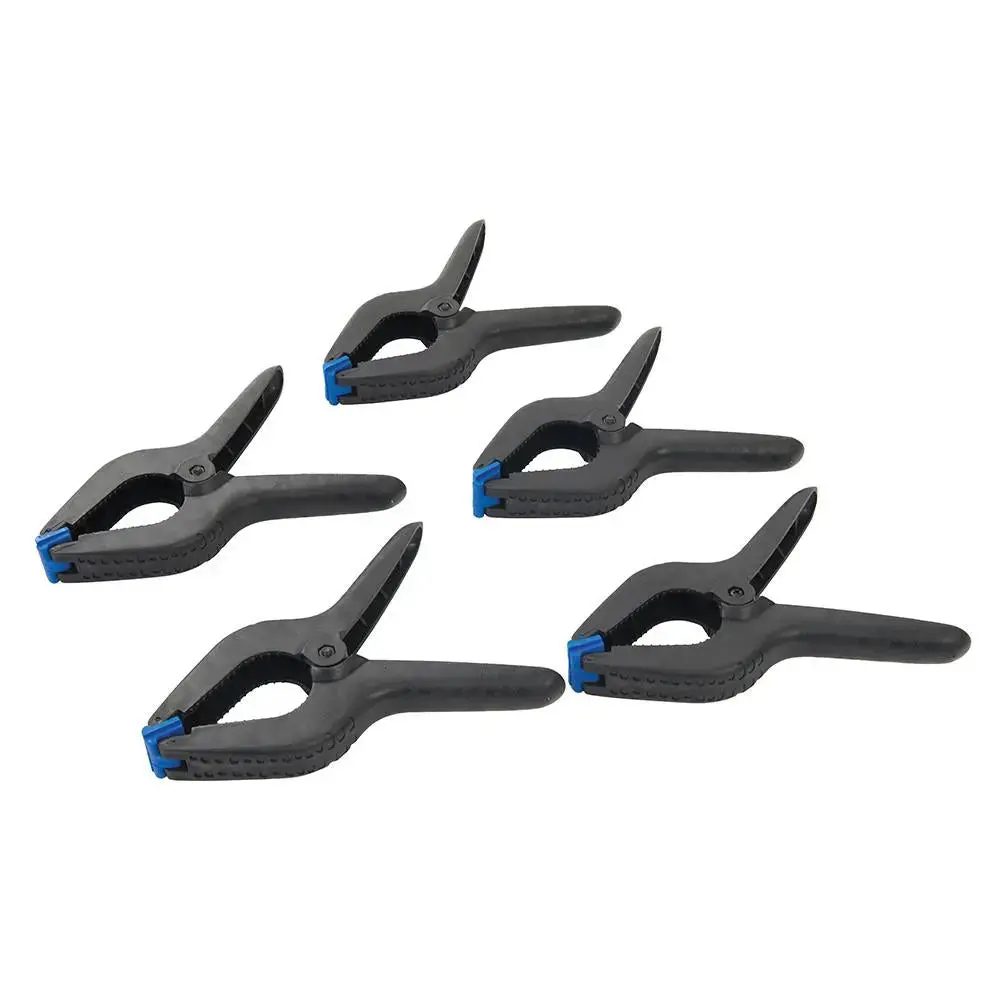 Silverline Spring Clamps 5Pk 200Mm Length / 100Mm Jaw 250157 1