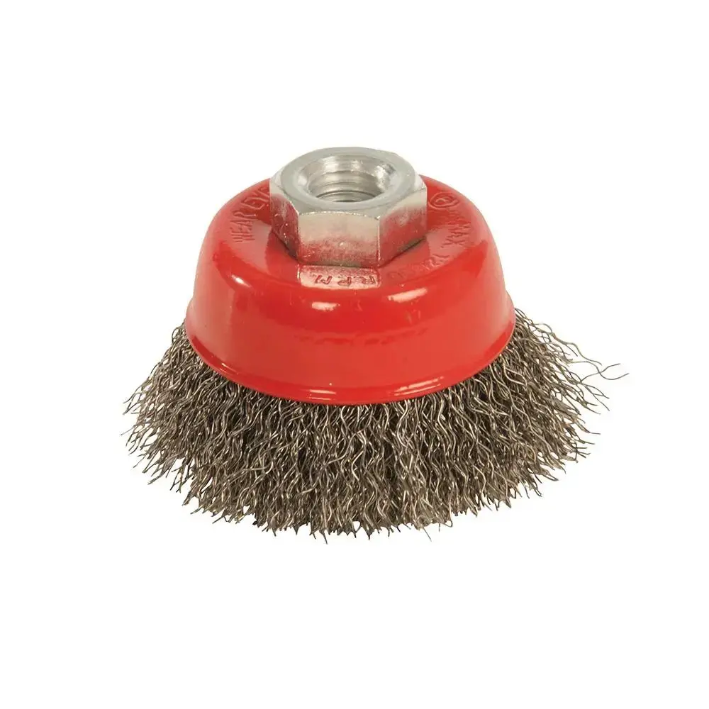 Silverline Steel Crimp Cup 65Mm Or 100Mm 1