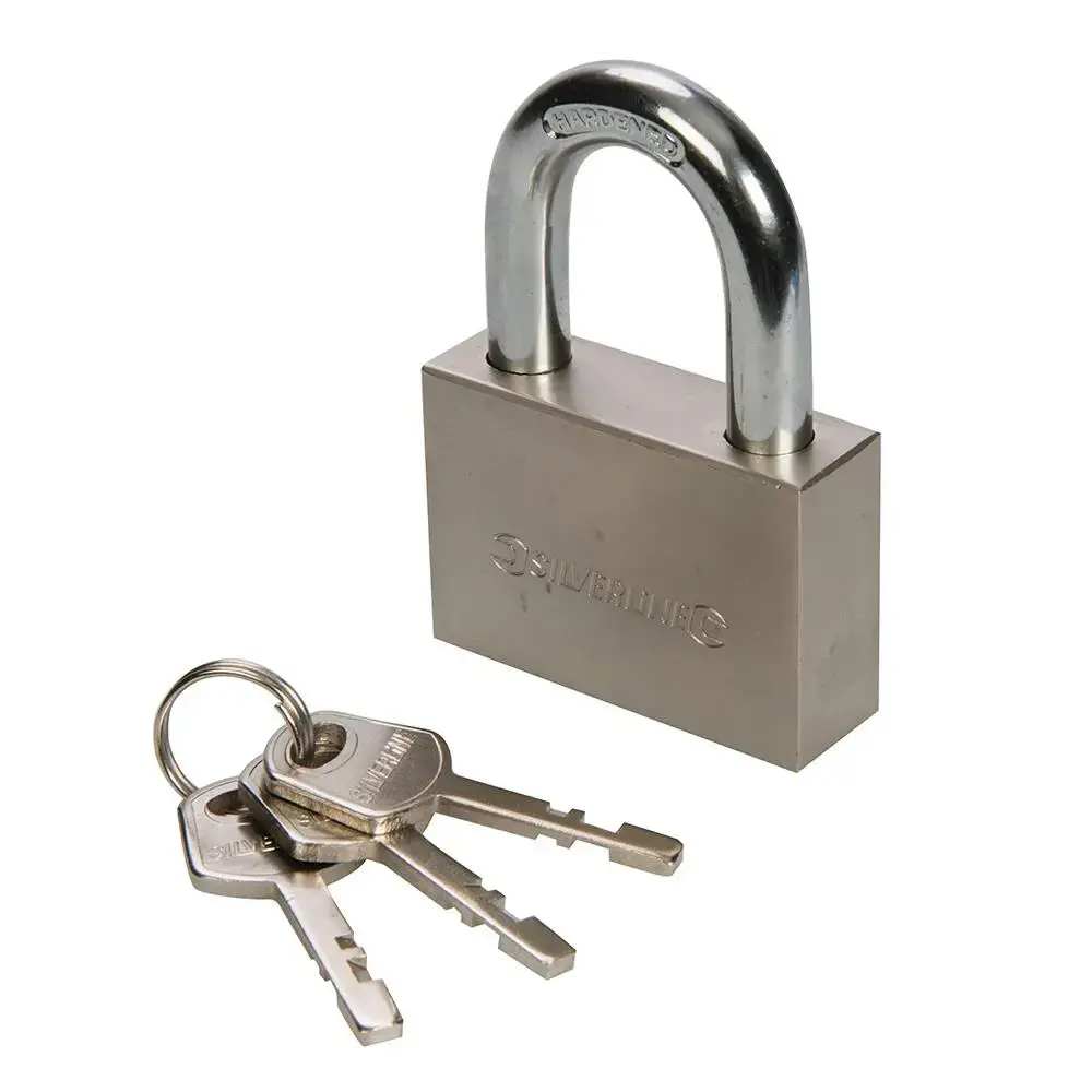 Silverline Steel Padlock 60Mm 327568 1