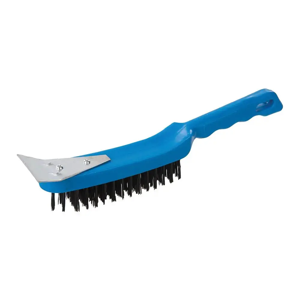 Silverline Steel Wire Brush 5 Row / Scraper 245007 1