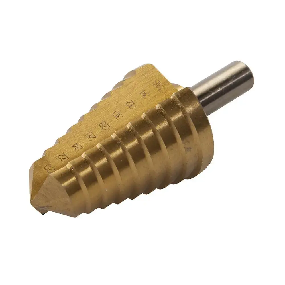 Silverline Titanium-Coated Hss Step Drill 20 - 36Mm 656611 1