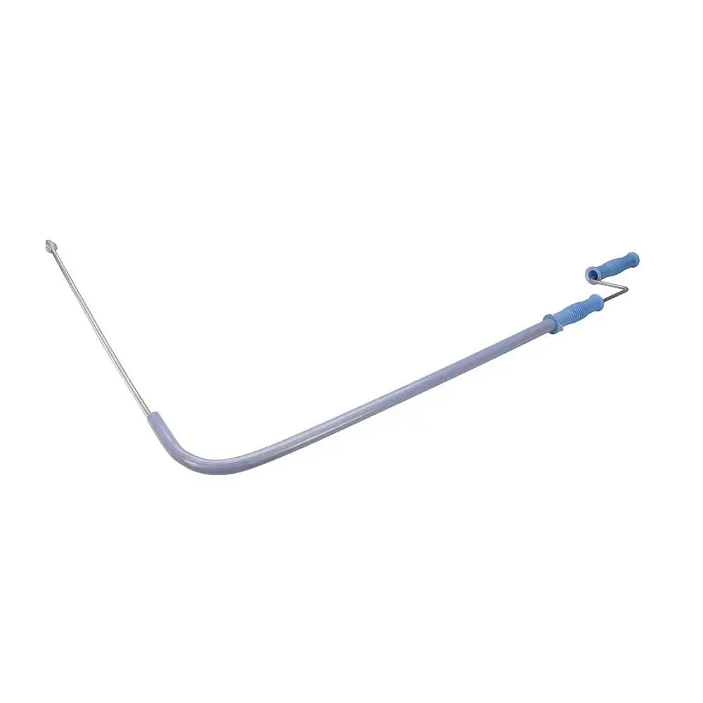 Silverline Toilet Auger Unblocker Plumbers Snake Blockage Basin Flexible Pipe 1