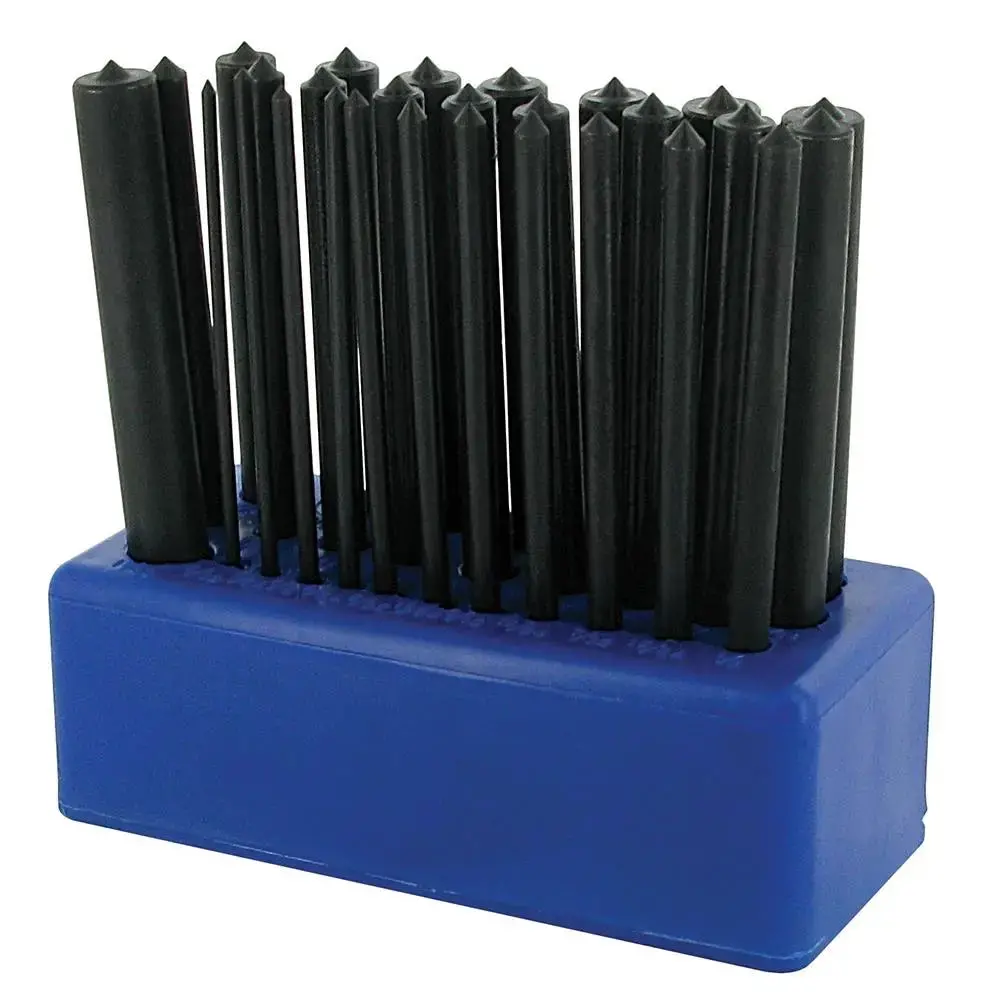Silverline Transfer Punch Set 28 Pieces 3/32" - 17/32" 2.4-13.4Mm 1