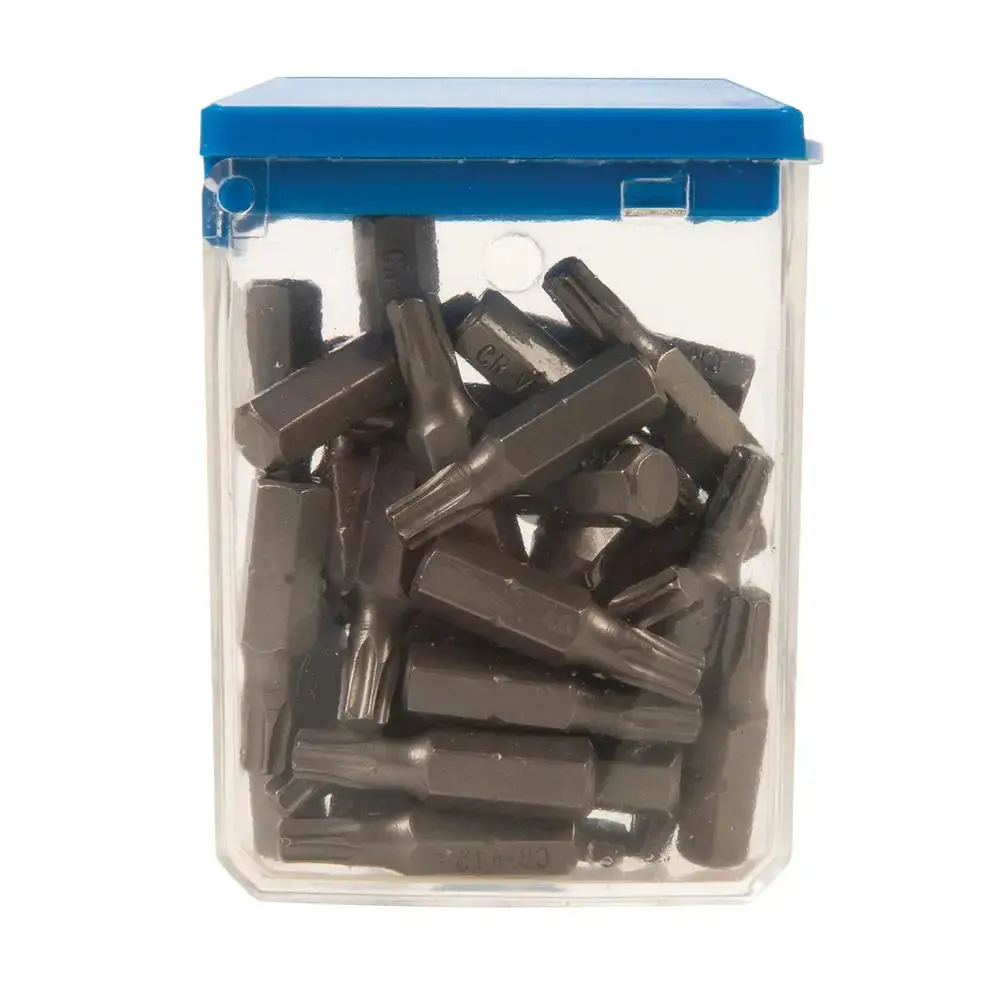 Silverline Trx Cr-V 6150 Screwdriver Bits 30Pk T25 766305 1