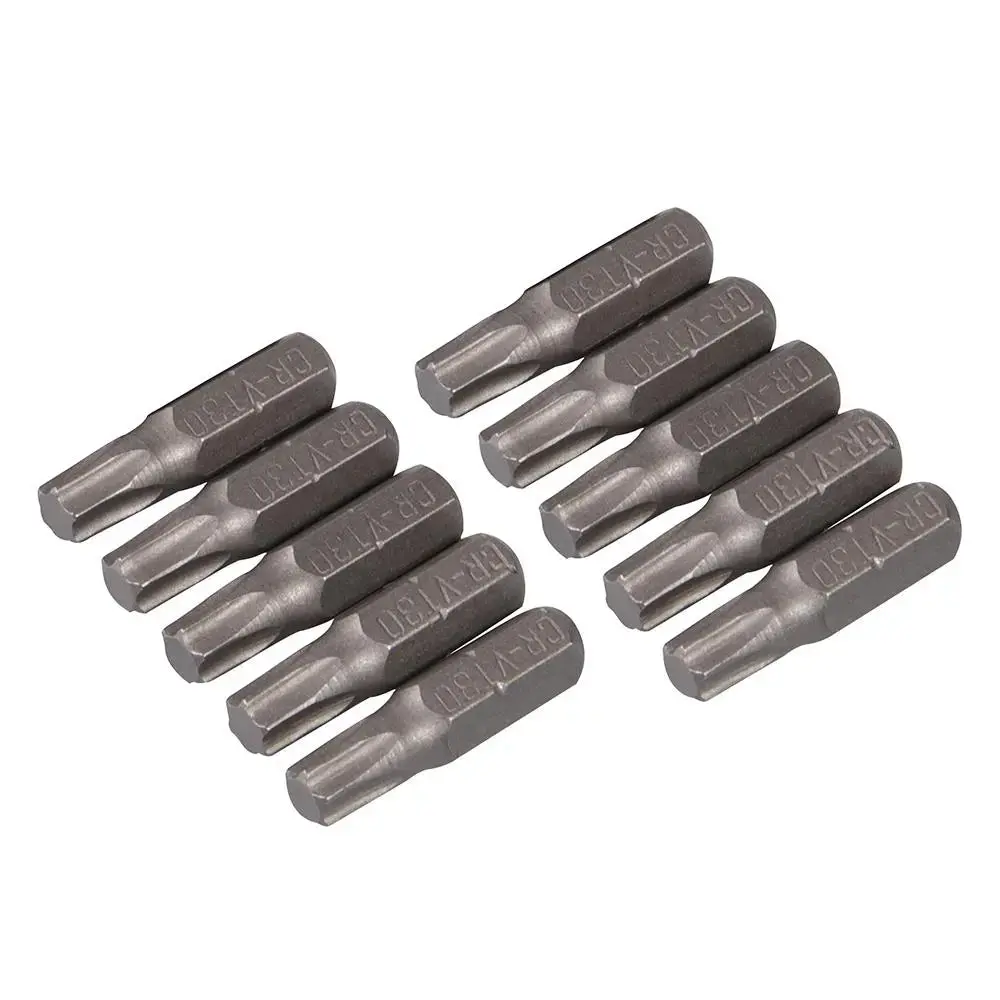 Silverline Trx Cr-V Screwdriver Bits 10Pk T30 486941 1