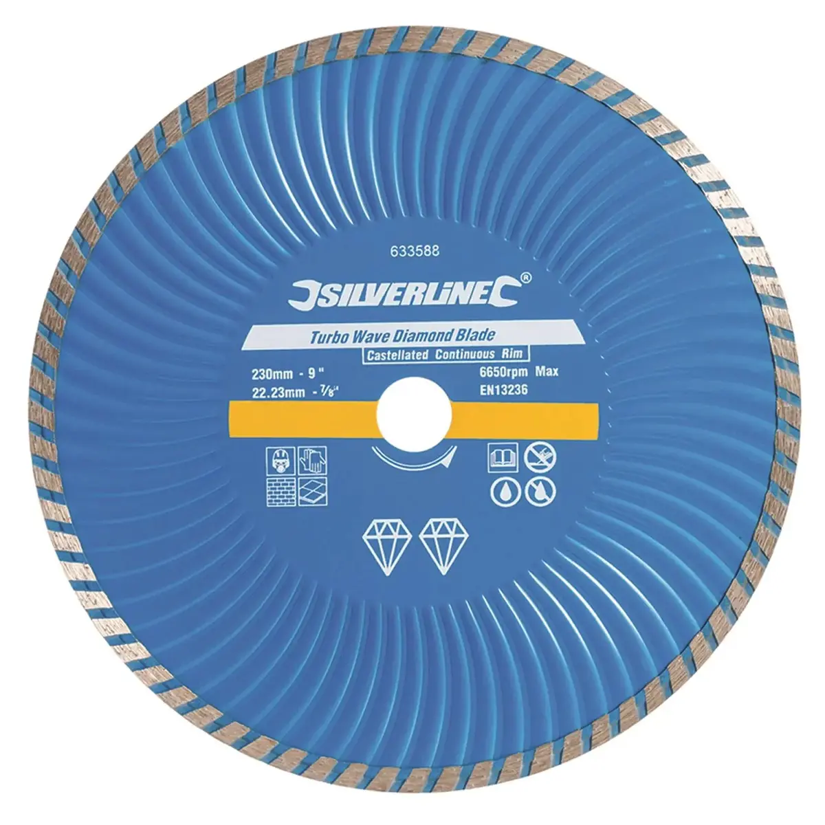 Silverline Turbo Wave Diamond Blade 1