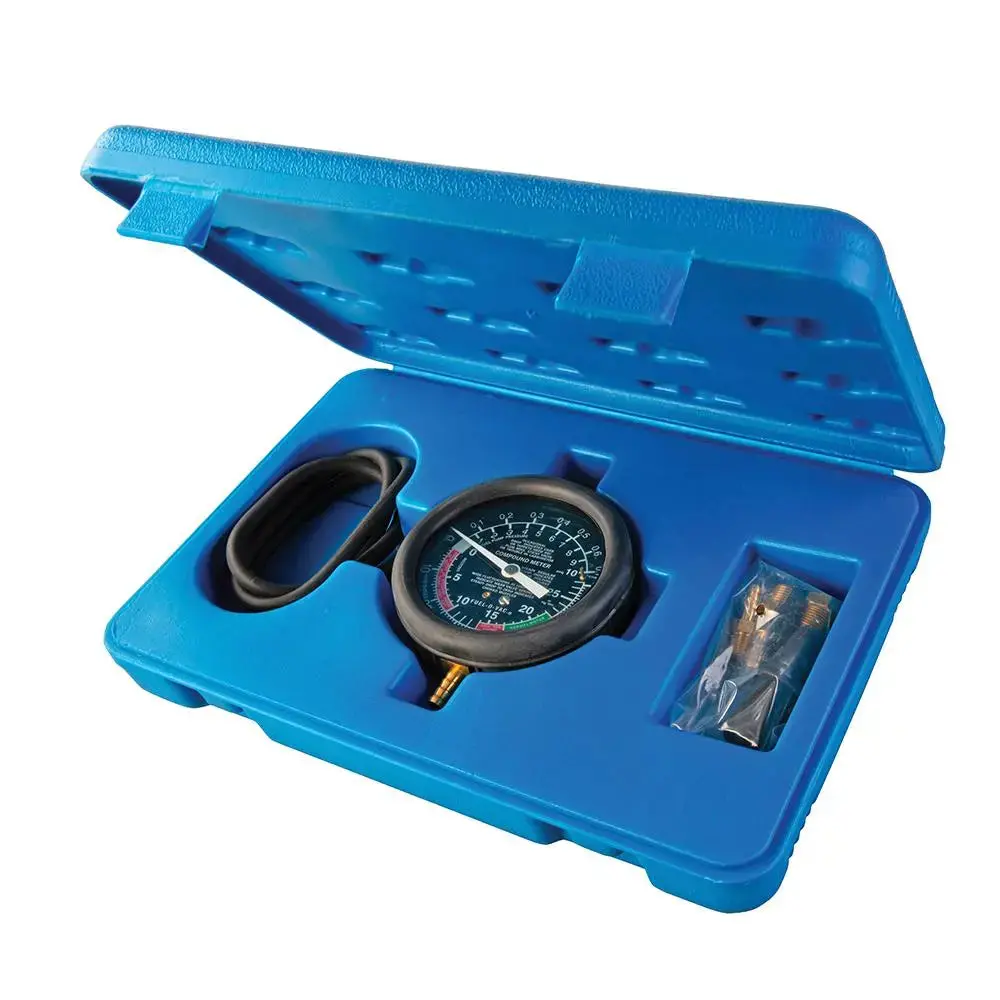 Silverline Vacuum & Fuel Pump Pressure Test Gauge 0 - 10Psig / 25Inhg 791008 1