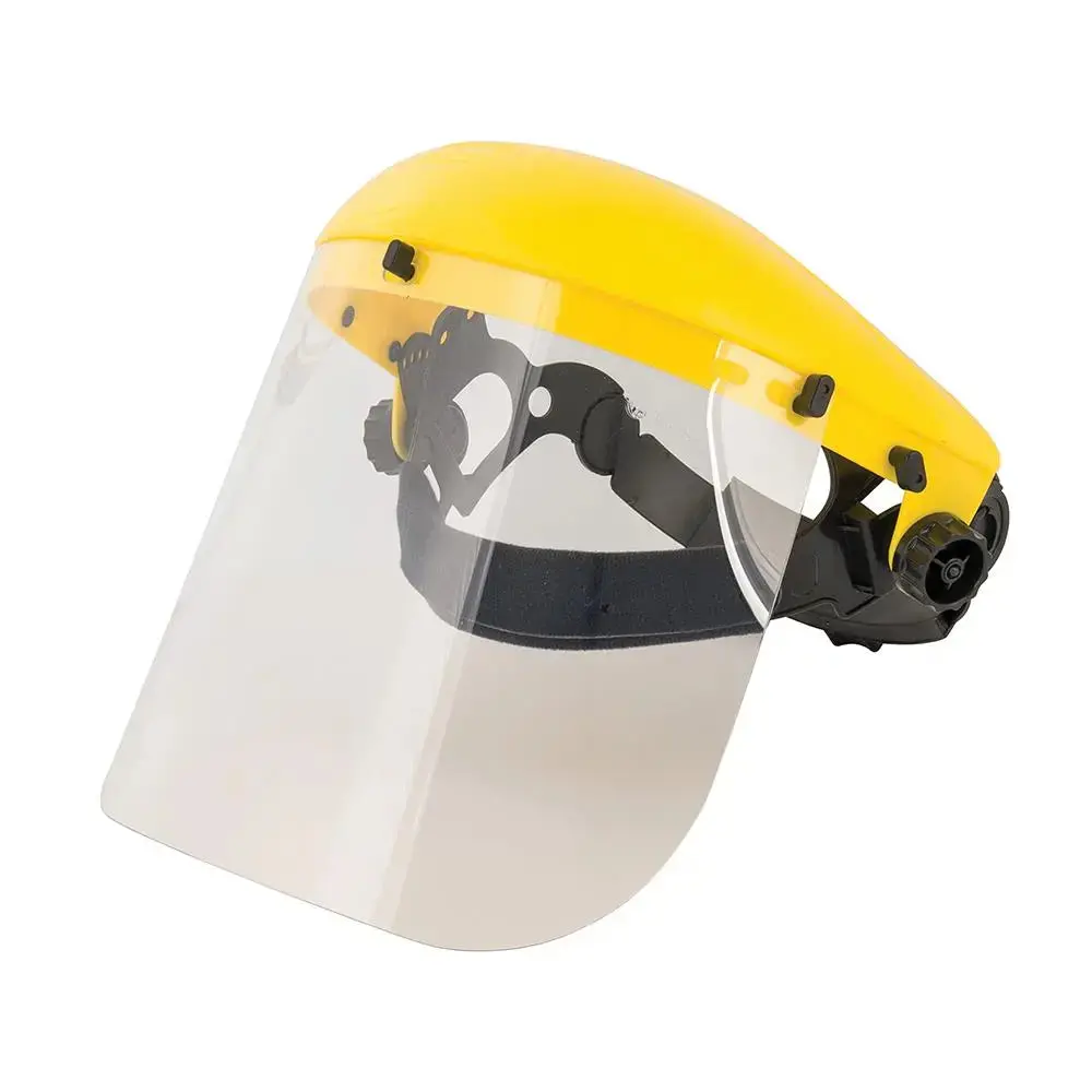 Silverline Visor Face Shield With Ratchet Adjustment Resistant Helmet 1