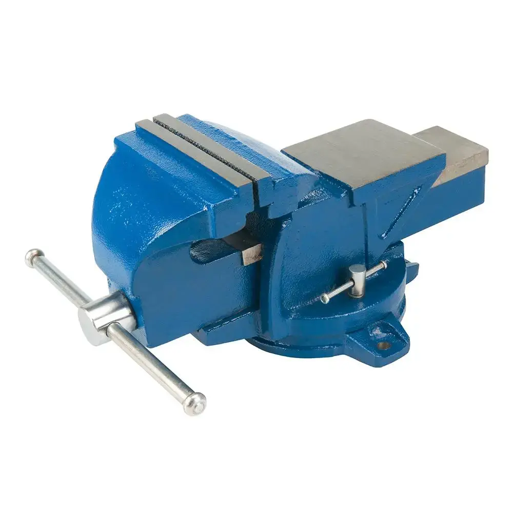 Silverline Workshop Vice Swivel Base Jaw Capacity 160Mm / 16Kg 656618 1