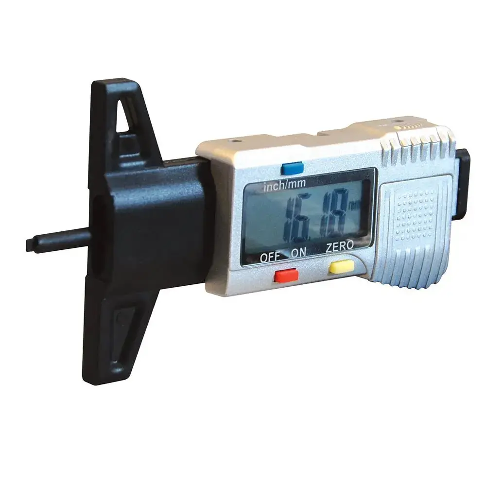 Siverline 0-25Mm Digital Tyre Tread Depth Gauge Lcd Display Car Wheel Mechanic 1