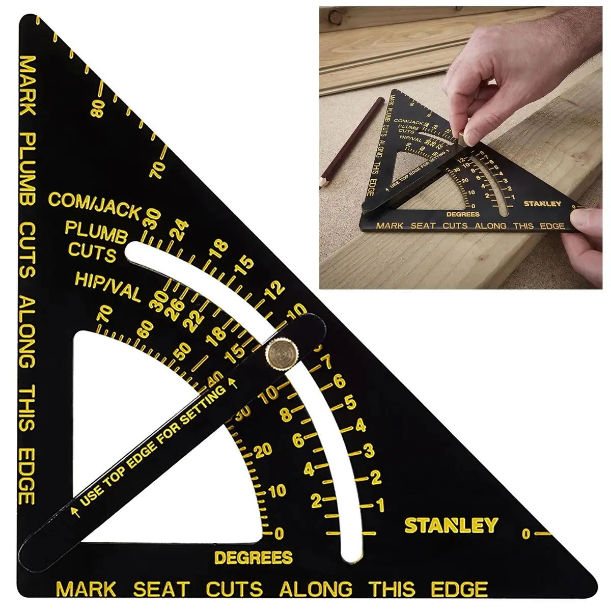 Stanley 170Mm Adjustable Quick Square 1
