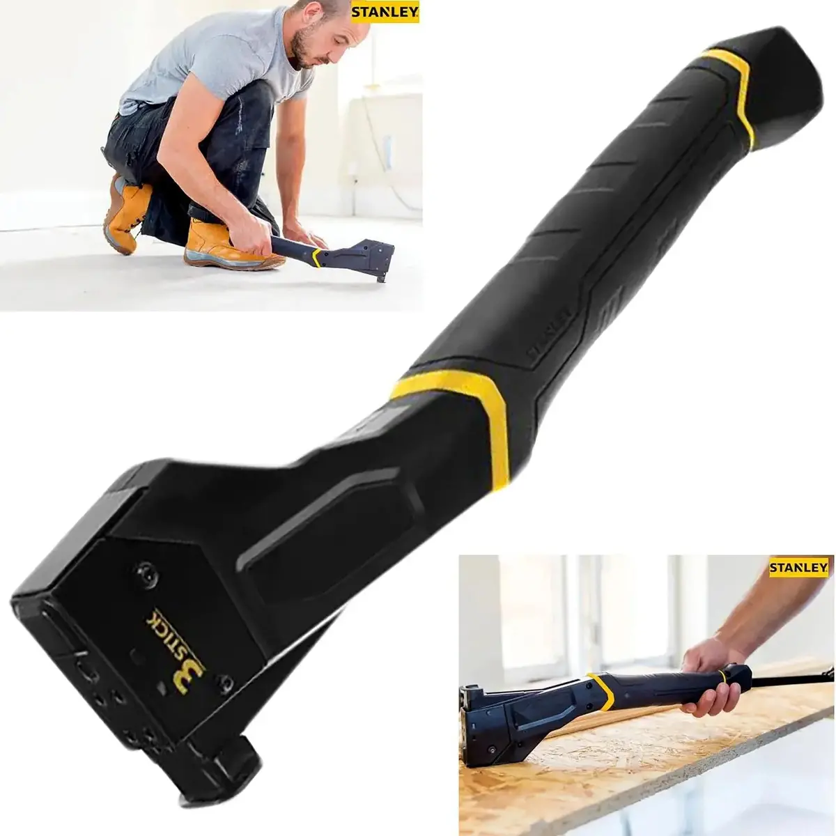 Stanley Fatmax Hammer Tacker Composite Lightweight With 1000 10Mm Staples 1