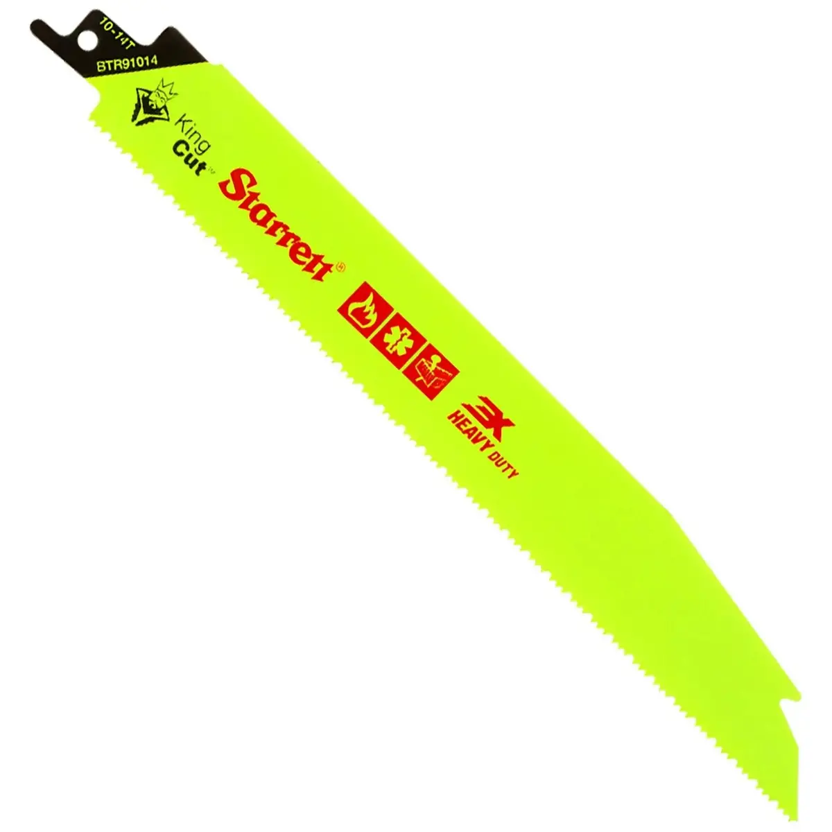 Starrett Recip Blades King Cut 5 Pack 10-14Tpi Demolition Emergency Rescue 3X Heavy Duty 9" Sa2719836 1