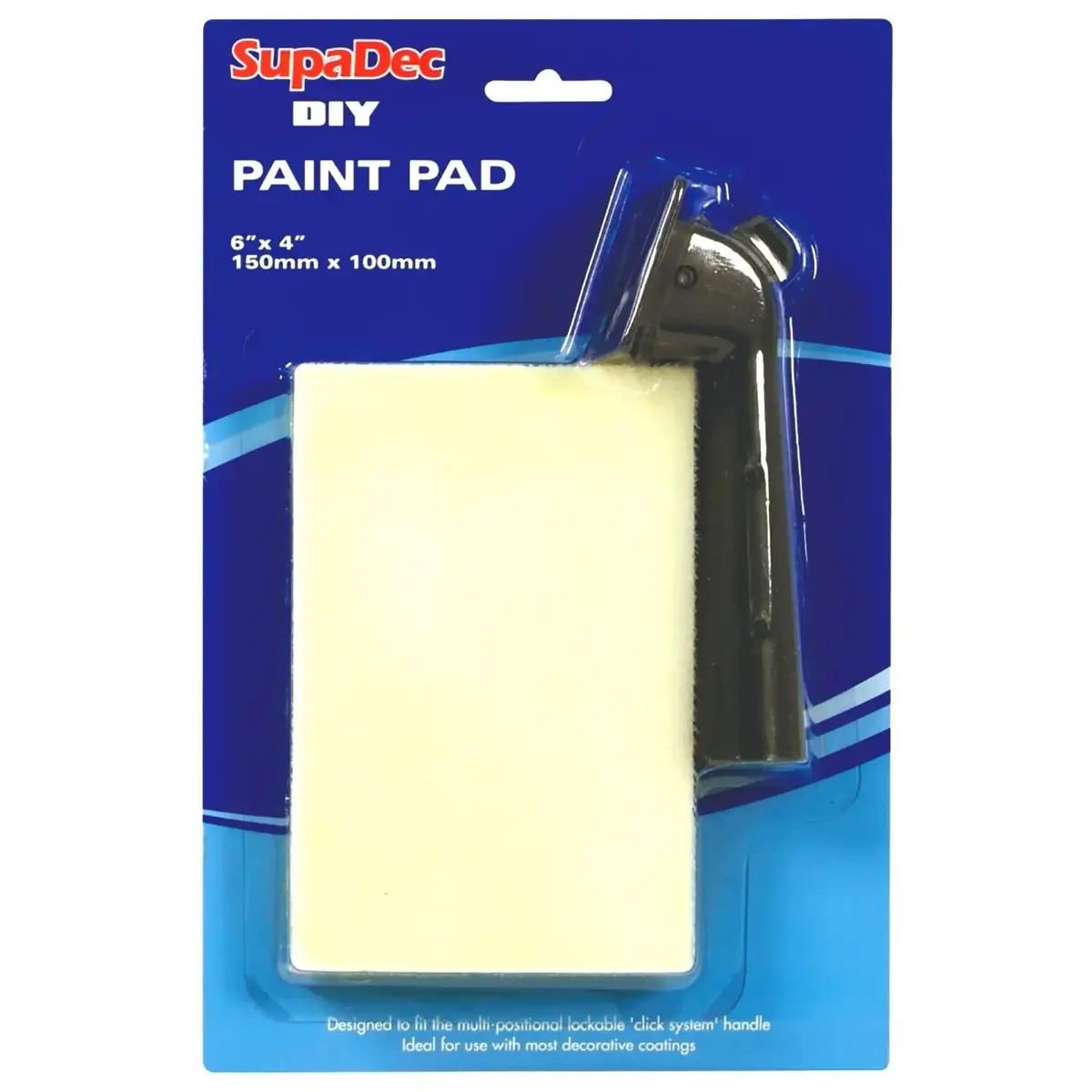 Supadec Diy 150Mm X 100Mm Paint Pad With Handle 1