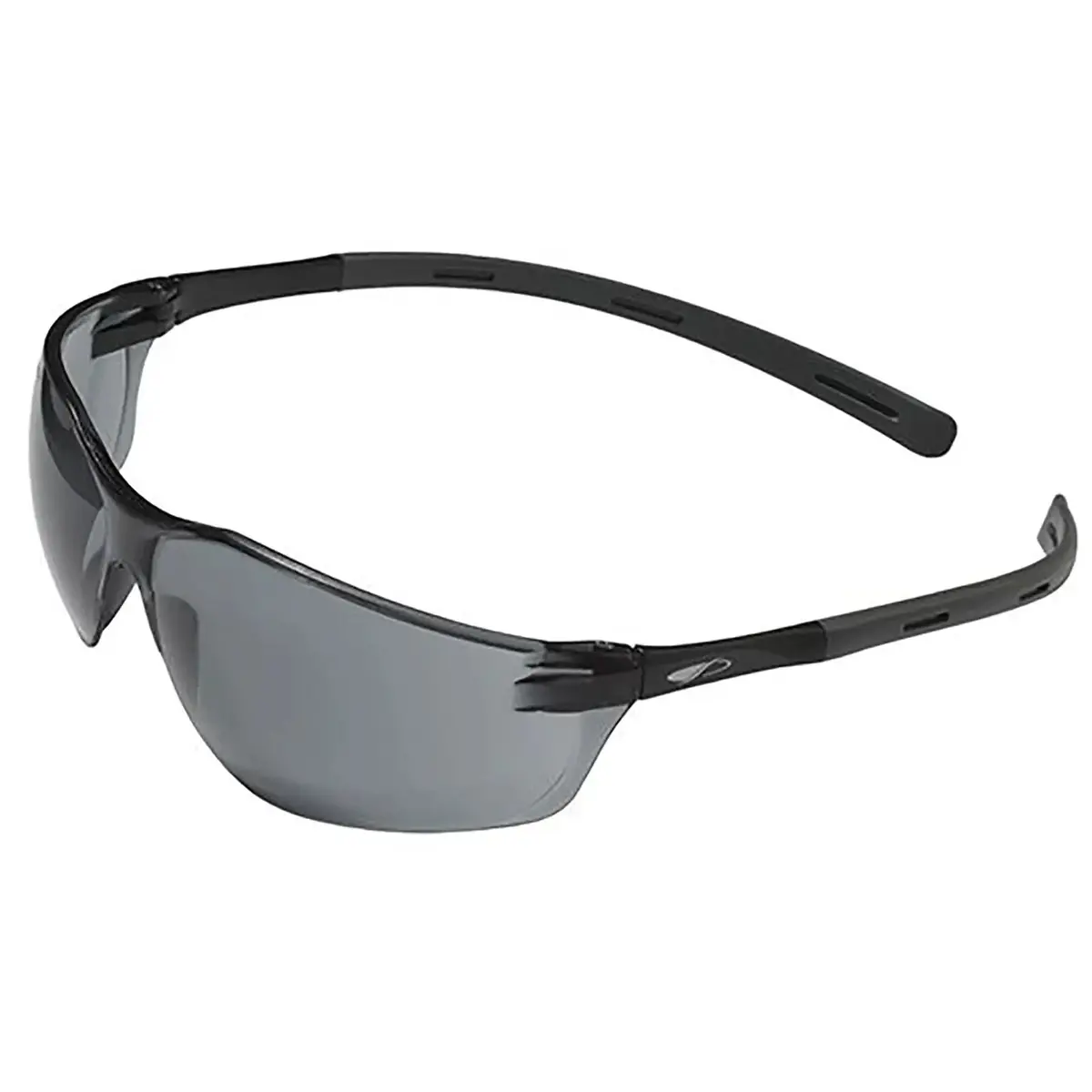 Swiss One Rigi Safety Glasses Black Temples Smoke Lens Anti Scratch 1