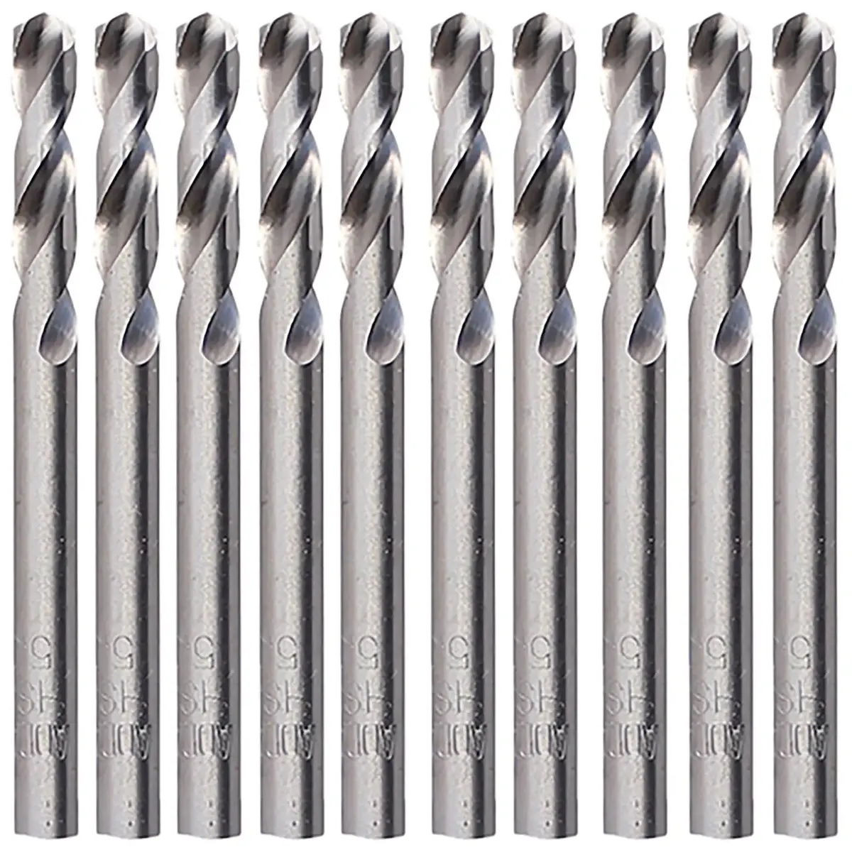 Timco Drill Bits Hss M2 Ground Stub 10 Pack Tube 3.2-5.0Mm Choose Size 1