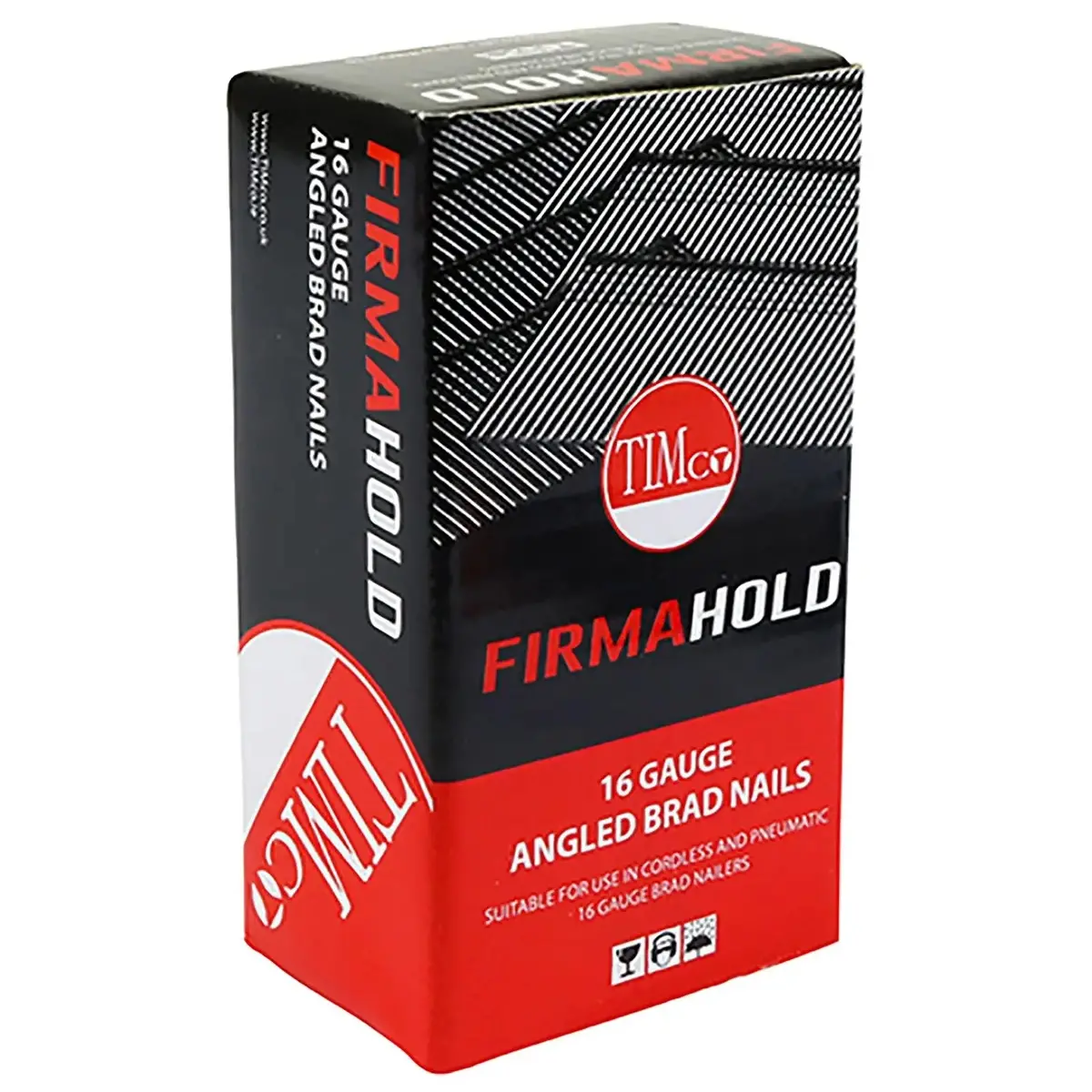 Timco Firmahold Angled Brads Galvanised Without Gas 16 Gauge 2000 Nails 1