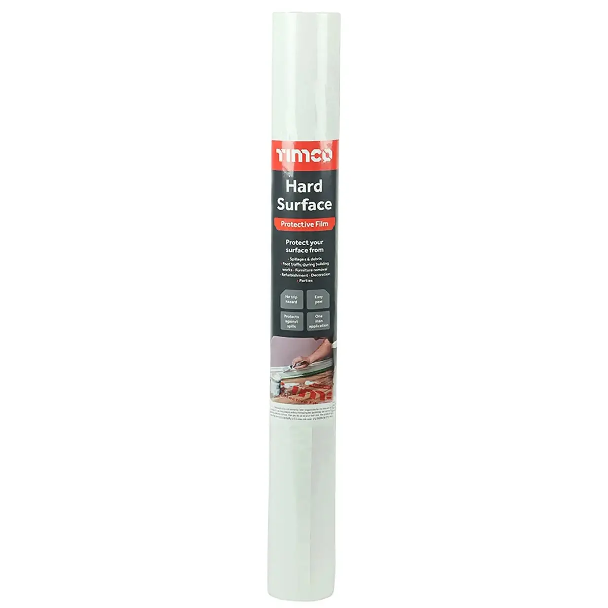 Timco Hard Surface Protective Film 25M X 600Mm Roll 1
