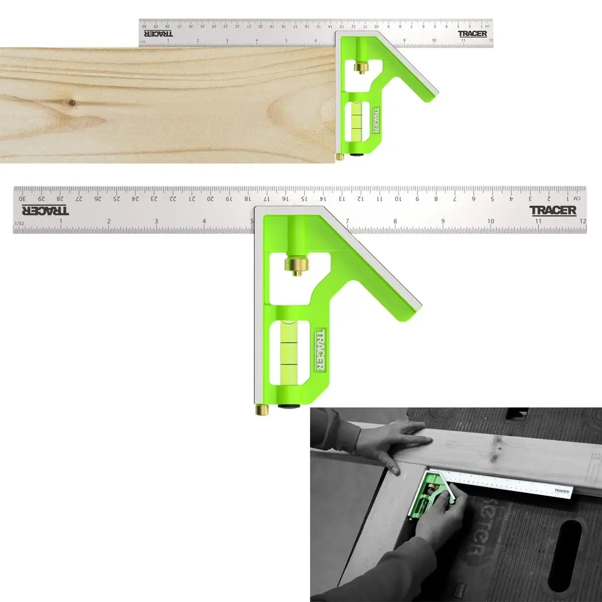 Tracer Combination Square 300Mm 12 1