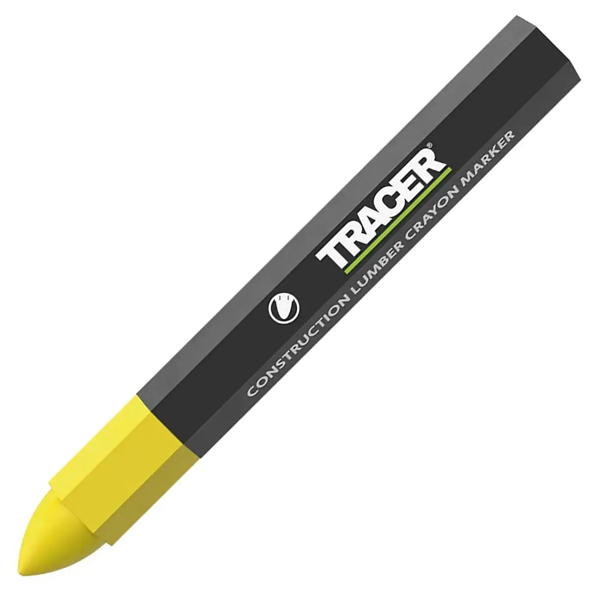 Tracer Construction Lumber Crayon Markers Yellow 12 Pack 1