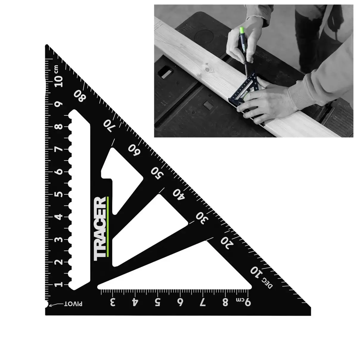 Tracer Metric Speed Square 110Mm 1