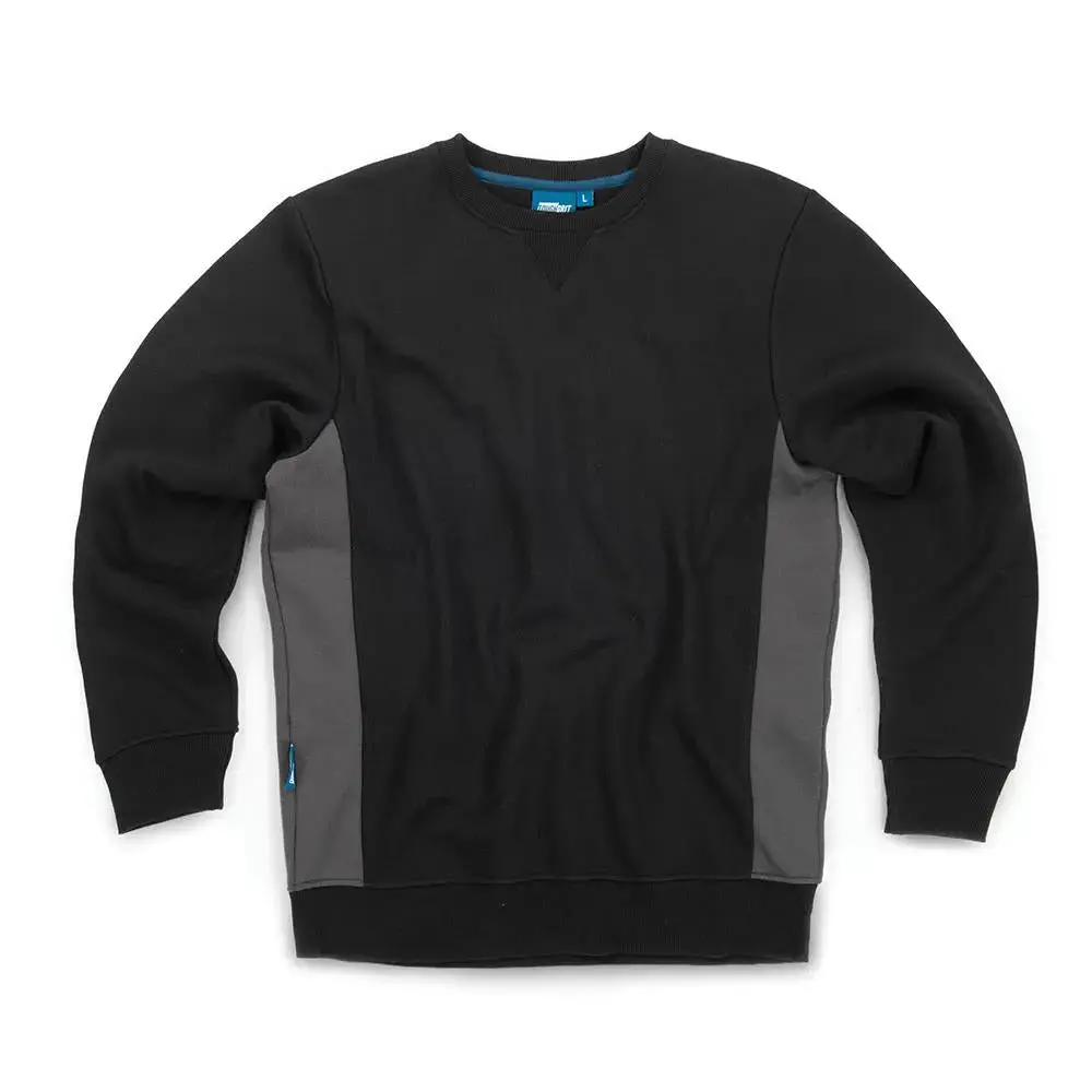 Tough Grit 2-Tone Sweatshirt Black / Charcoal Xl 252572 1