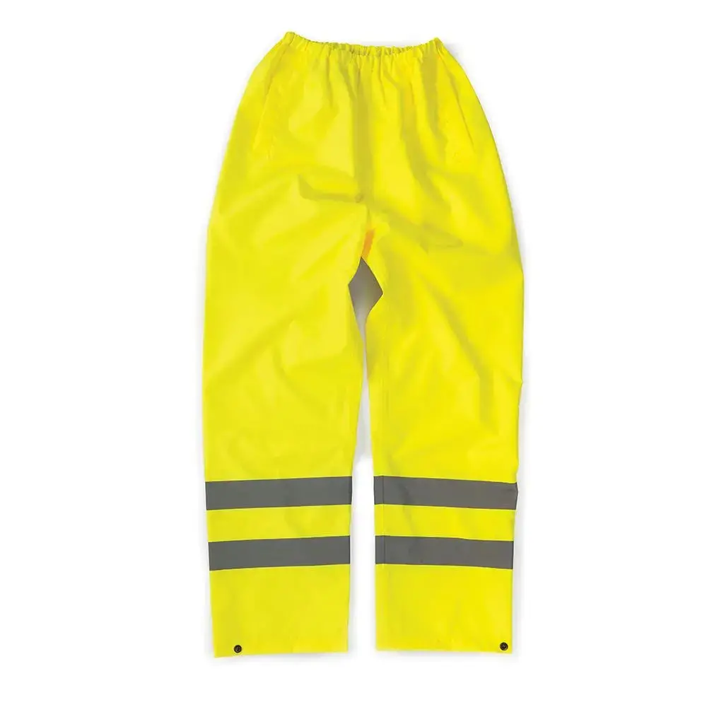 Tough Grit Hi-Vis Waterproof Trousers Yellow S 497378 1