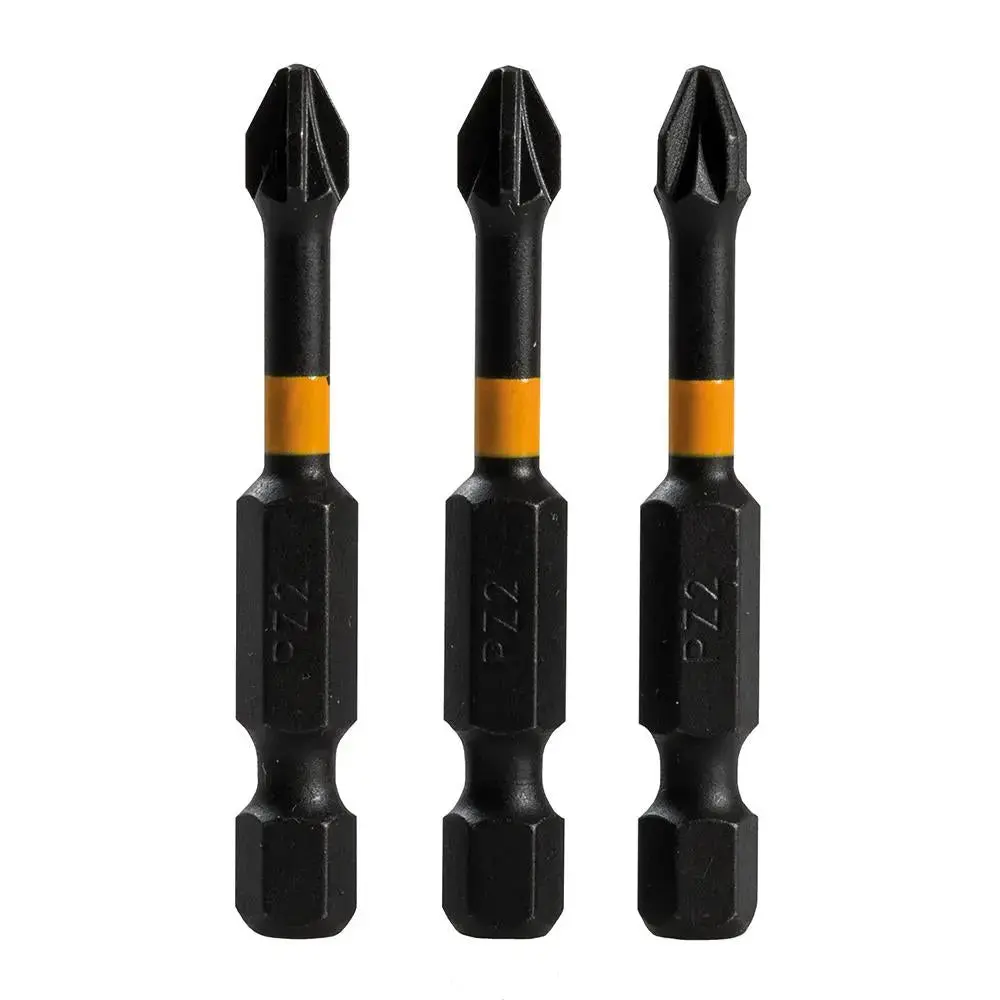 Triton Pozi Screwdriver Impact Bit 3Pk Pz2 50Mm 740013 1