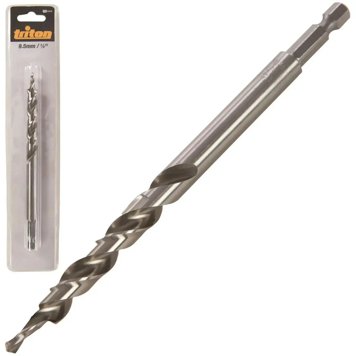 Triton Quick Change Hex Shank Step Drill Bit 9.5Mm 3/8" Twqsdb 1