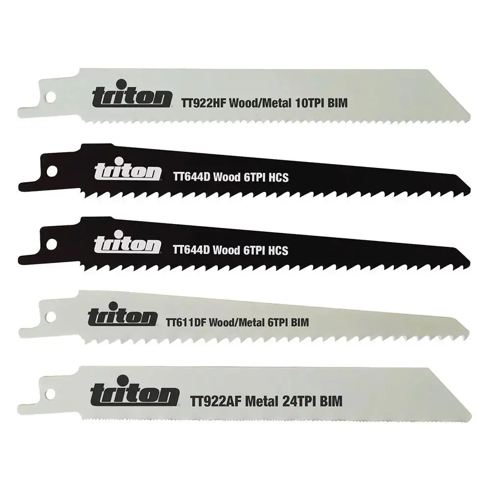 Triton Recip Saw Blade Set 5Pce 150Mm 954242 1