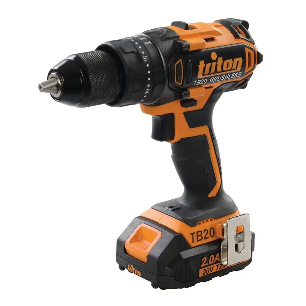 Triton T20 Brushless Combi Hammer Drill 20V T20chbl 445887 1
