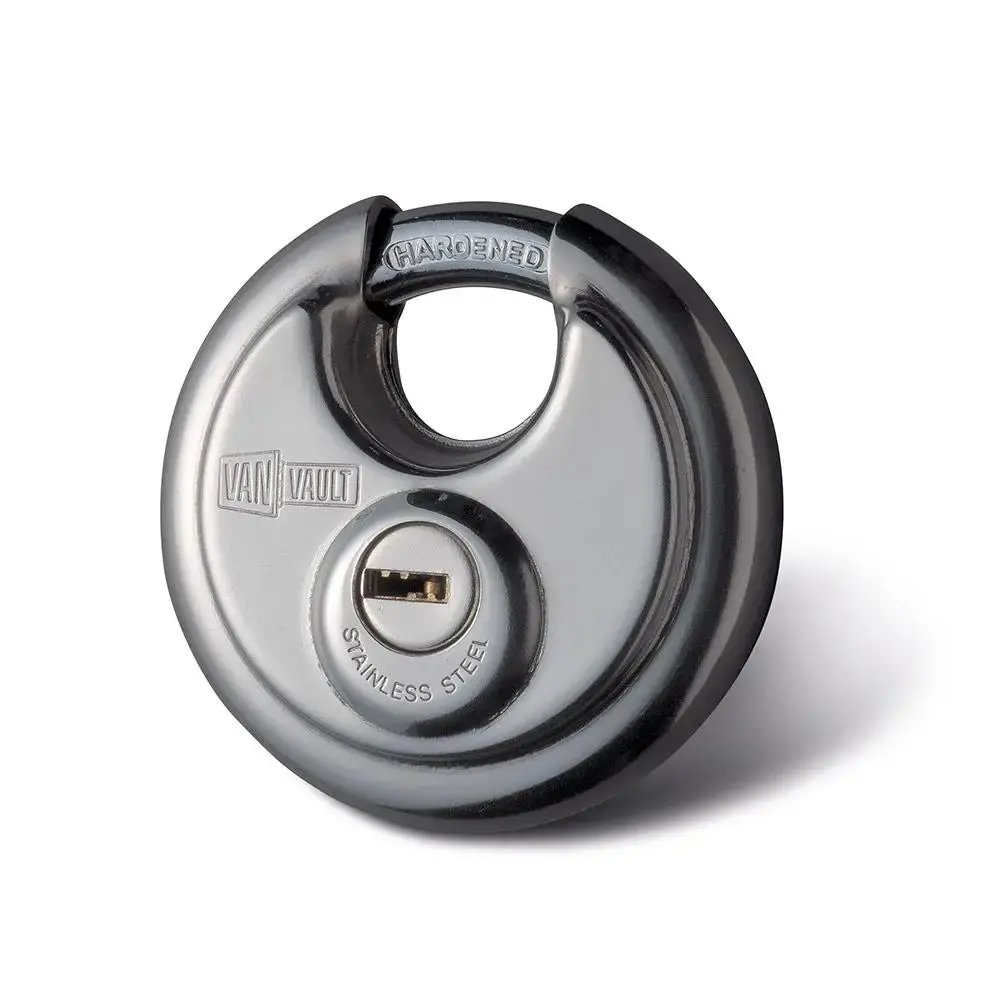 Van Vault Stainless Steel Disc Padlock 70Mm S10063 1