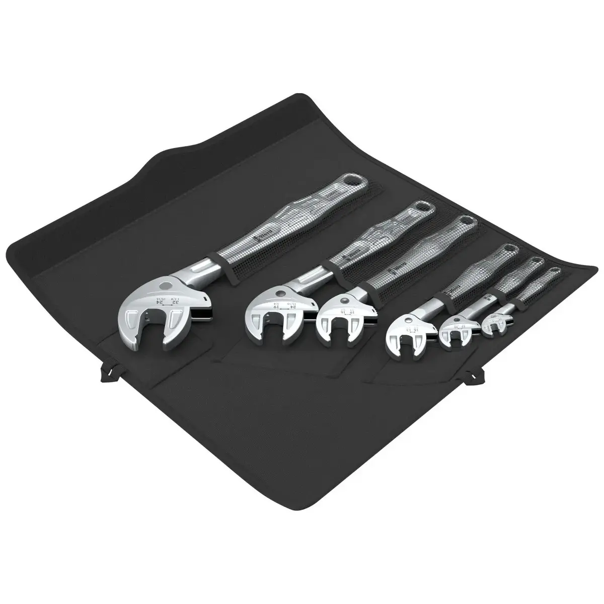 Wera 6004 Joker 6 Set 1 Self Setting Ratchet Spanner Set 7-32Mm In Case 6 Pieces 1