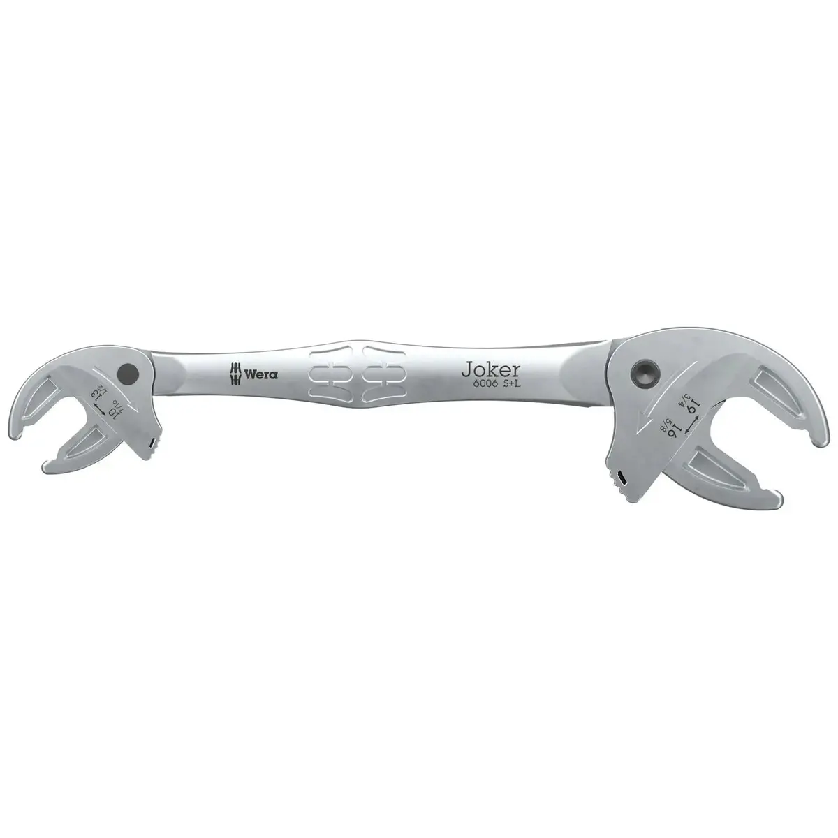 Wera 6006 Joker S/L Self Setting Double Open End Ratchet Spanner 10-13Mm And 16-19Mm 1