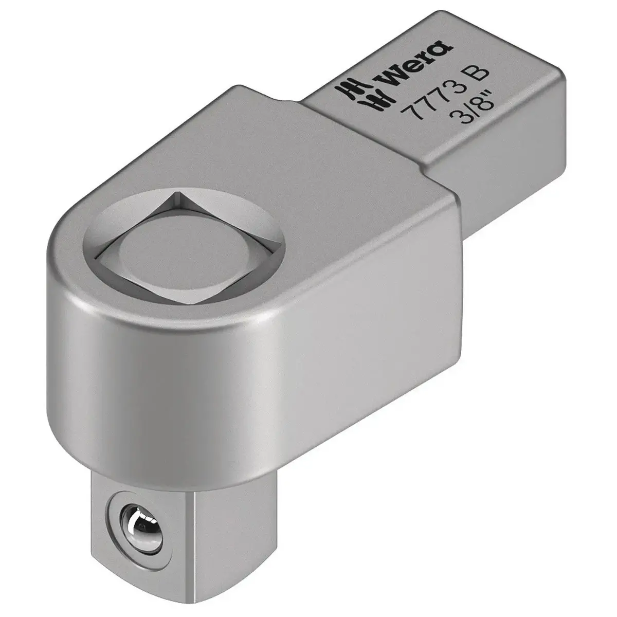 Wera 7773 B 3/8" Square Drive Insert For The Click-Torque X Series With 9X12mm Mounting 1