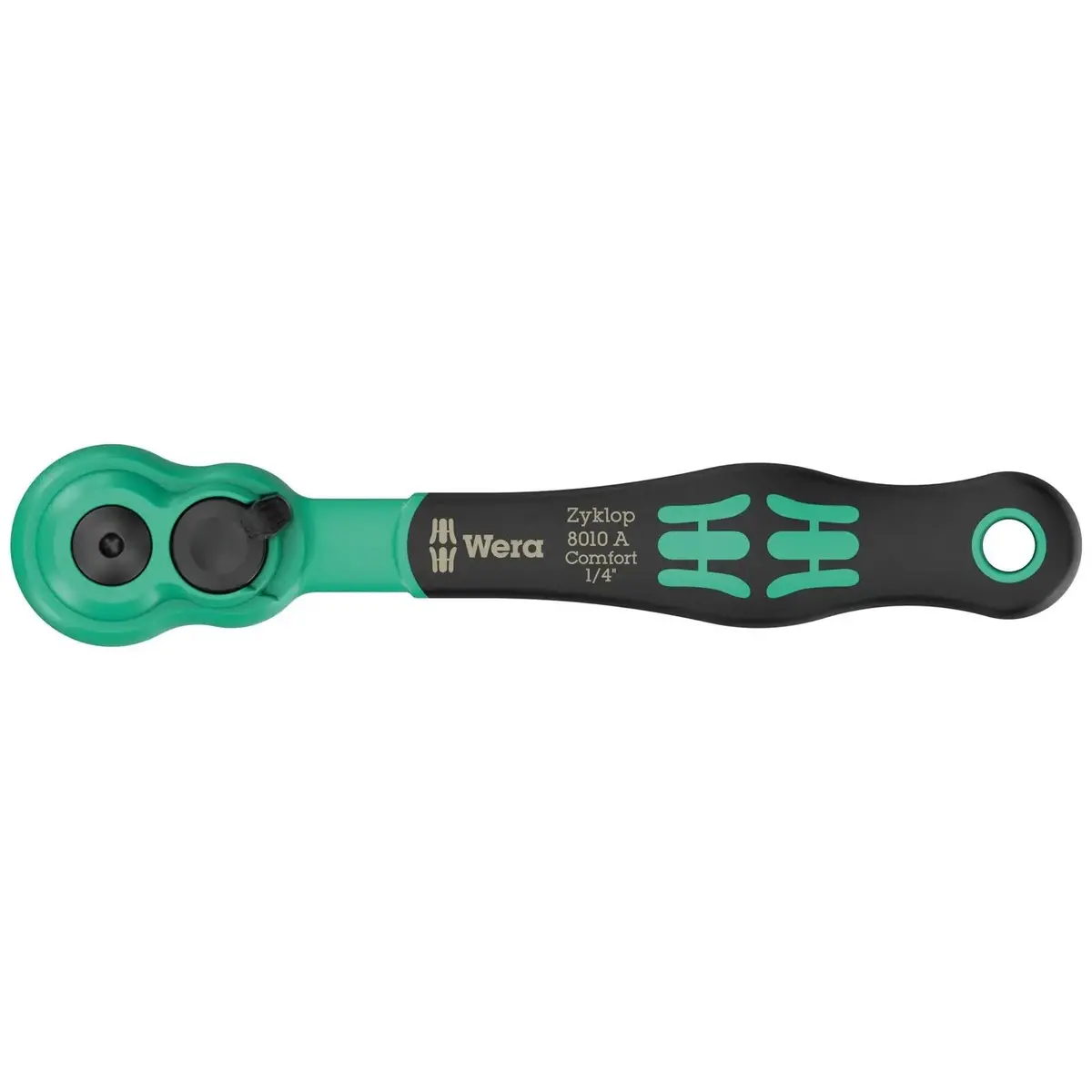 Wera 8010 A Zyklop Comfort Ratchet Handle Wrench Reversible 1/4" Drive 1