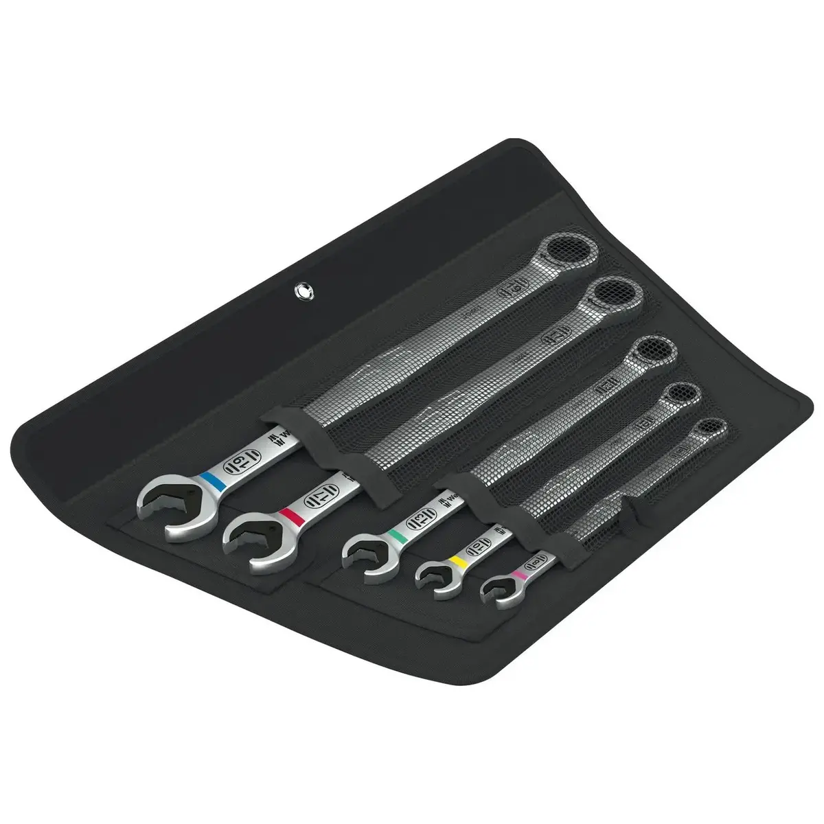Wera Ratchet Combination Spanner Set Long Design 6007 Joker 5 Set 1 5 Pieces 8-19Mm 1