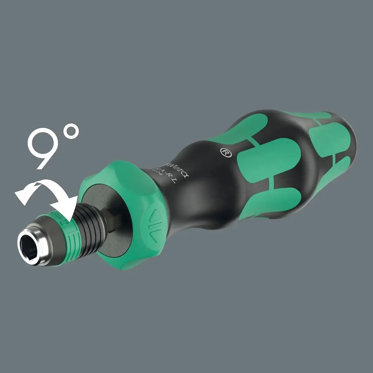 Wera Ratchet Screwdriver 838 Ra-R L Bit Holding Screwdriver With Ratchet Functionality 1/4" Hex 1