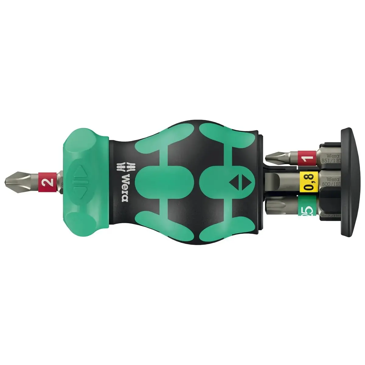 Wera Ratchet Screwdriver Kraftform Kompakt Stubby Magazine Ra 1 6 Pieces Ph Tx Sl 1