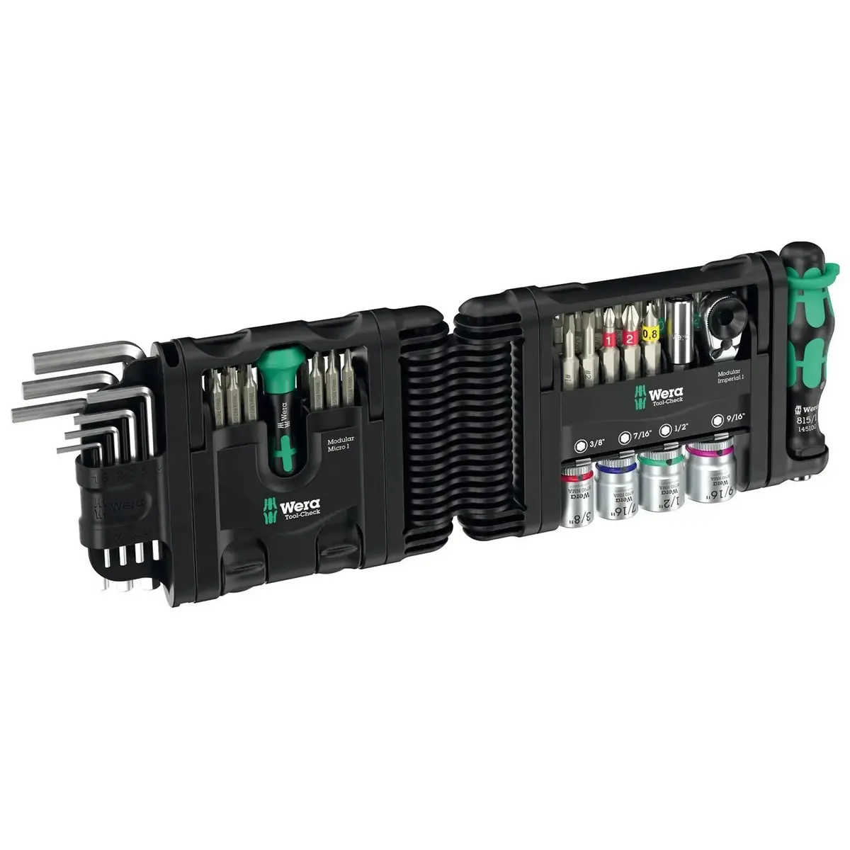 Wera Screwdriver Bit Hex Key Precision Screwdrivers Socket Set Tool Check Modular Set Imperial 1 50 Pieces 1