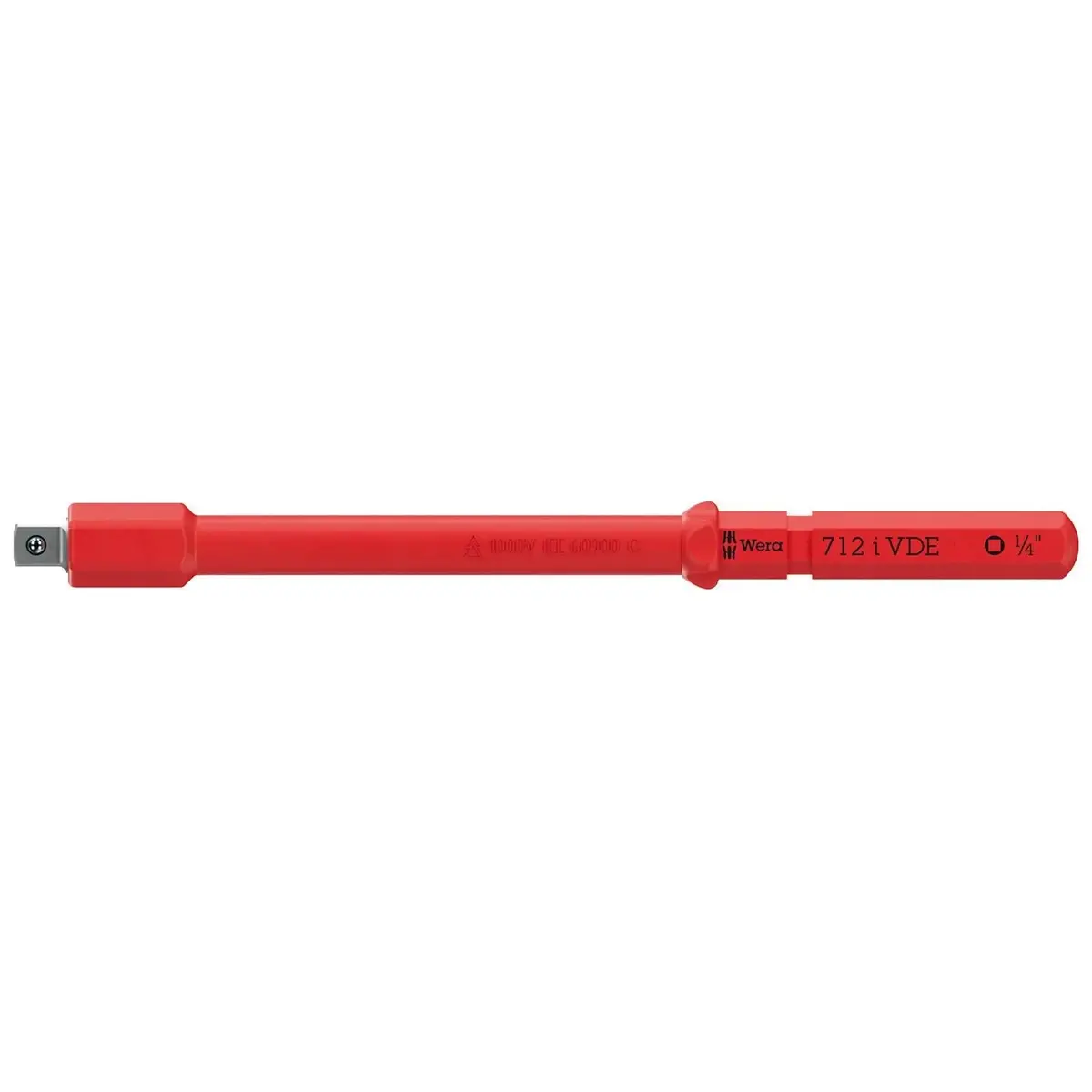 Wera Vde Insulated Screwdriver Adaptor For 1/4" Drive Sockets Kraftform Kompakt A Vde 712 I 1