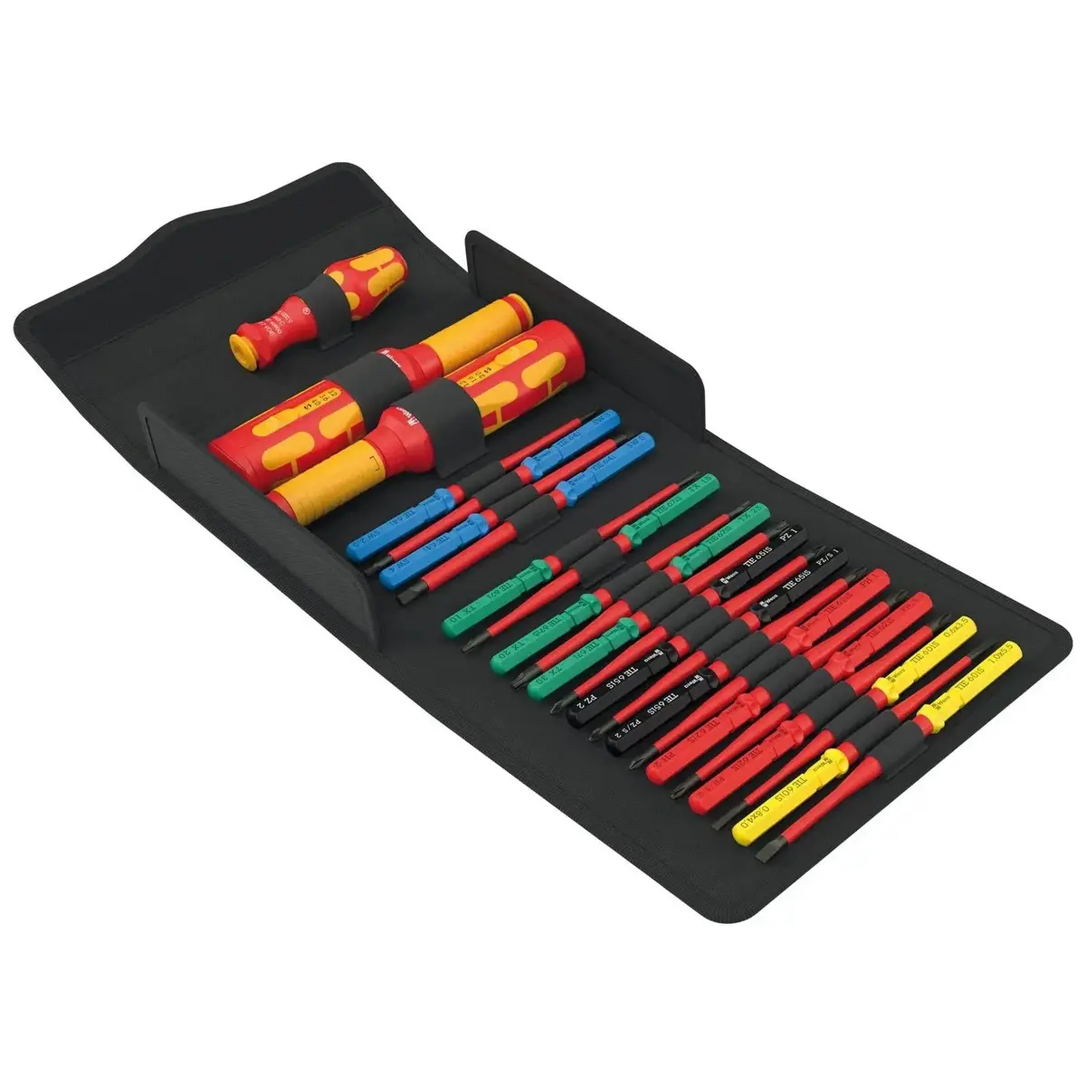 Wera Vde Safe Torque Speed Control Cabinet Set 1 Kraftform Kompakt Screwdriver Set 23 Pieces 1