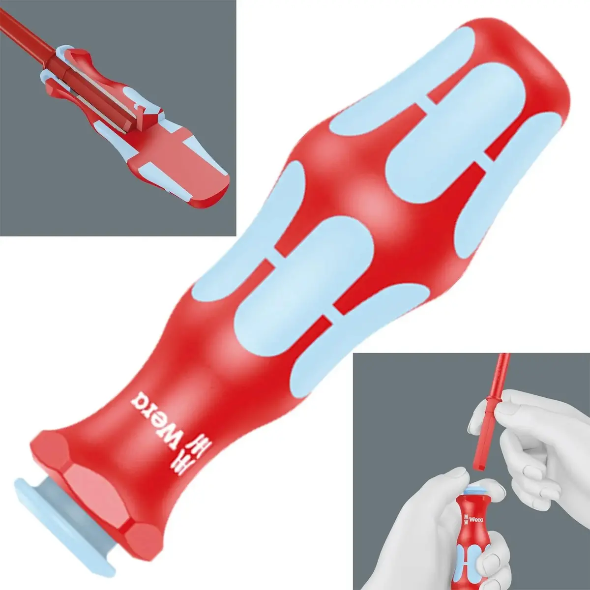 Wera Vde Screwdriver Handle 3817 Vde Kraftform Stainless Blade Holding Handle 1